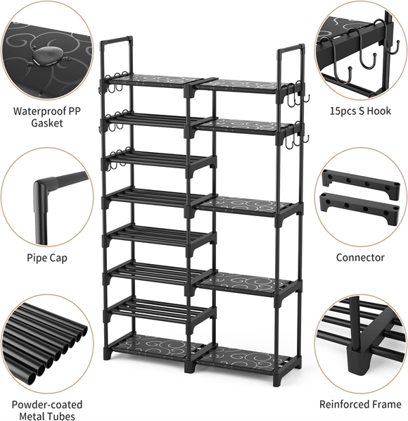 shoe rack without cover